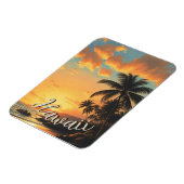 stijl Hawaiian Travel Coast Zee Sunset Magneet (Linkerzijde)
