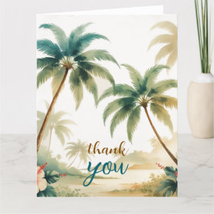  stijl Hawaiian Travel Honolulu Bedankkaart