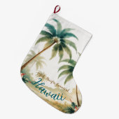  stijl Hawaiian Travel Honolulu Grote Kerstsok (Voorkant (Hangend))
