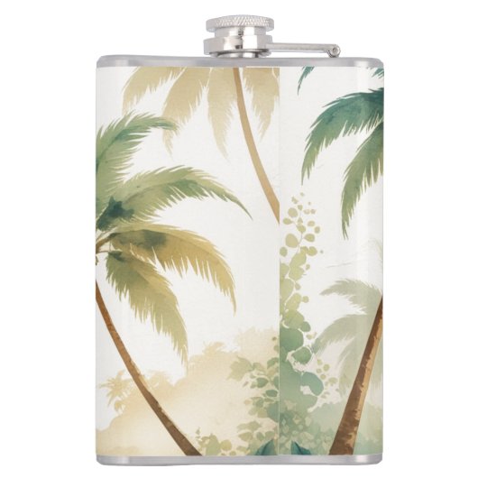  stijl Hawaiian Travel Honolulu Heupfles (Achterkant)