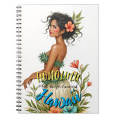  stijl Hawaiian Travel Honolulu Hula Meisje Notitieboek (Voorkant)