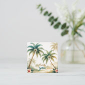 stijl Hawaiian Travel Honolulu Informatiekaartje (Staand voorkant)