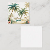 stijl Hawaiian Travel Honolulu Informatiekaartje (Voorkant / Achterkant)