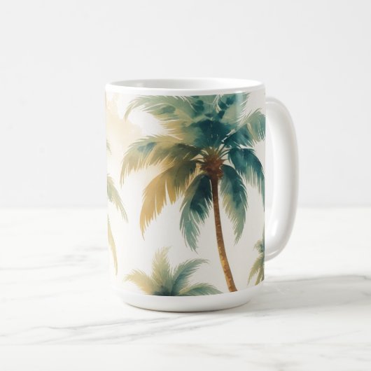  stijl Hawaiian Travel Honolulu Koffiemok (Voorkant rechts)