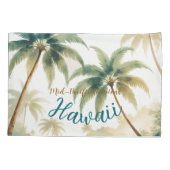  stijl Hawaiian Travel Honolulu Kussensloop (Achterkant)