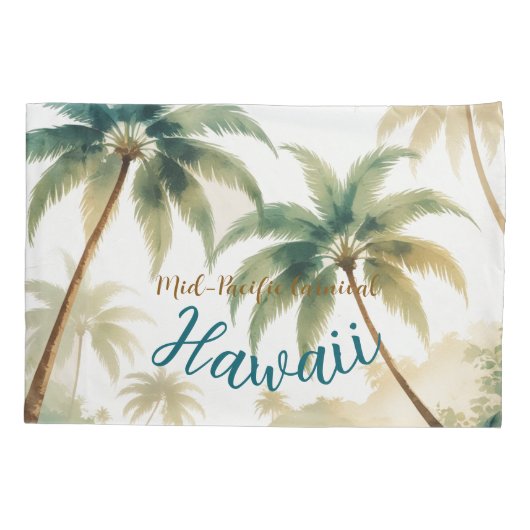  stijl Hawaiian Travel Honolulu Kussensloop (Achterkant)