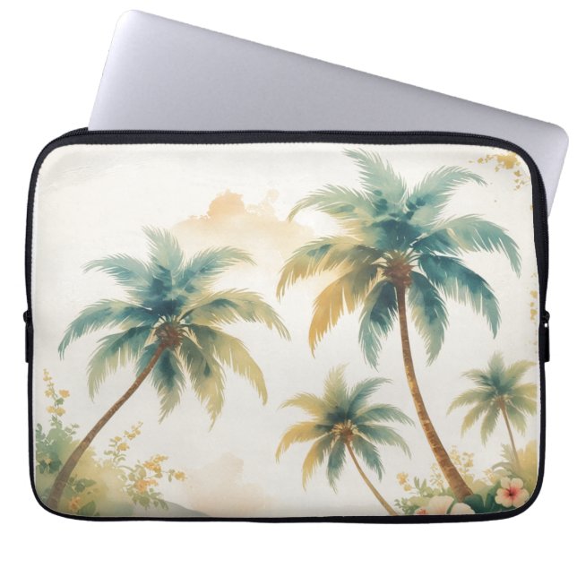  stijl Hawaiian Travel Honolulu Laptop Sleeve (Voorkant)