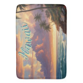  stijl Hawaiian Travel Honolulu Mid-Pacific Badmat (Voorkant Verticaal)