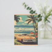 stijl Hawaiian Travel Honolulu Mid-Pacific Briefkaart (Staand voorkant)