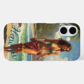  stijl Hawaiian Travel Honolulu Mid-Pacific Case-Mate iPhone Case (Achterkant (horizontaal))