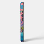 stijl Hawaiian Travel Honolulu Mid-Pacific Case-Mate iPhone Case (Achterkant / Links)