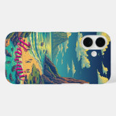  stijl Hawaiian Travel Honolulu Mid-Pacific Case-Mate iPhone Case (Achterkant (horizontaal))