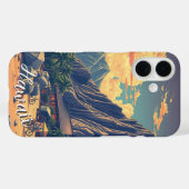  stijl Hawaiian Travel Honolulu Mid-Pacific Case-Mate iPhone Case (Achterkant (horizontaal))
