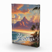  stijl Hawaiian Travel Honolulu Mid-Pacific Fotoblokken (Rechts)