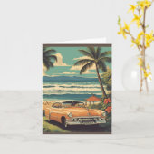  stijl Hawaiian Travel Honolulu Mid-Pacific Kaart (Gele Bloem)