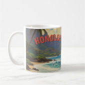  stijl Hawaiian Travel Honolulu Mid-Pacific Koffiemok (Links)
