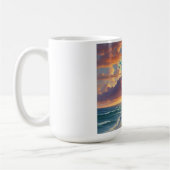  stijl Hawaiian Travel Honolulu Mid-Pacific Koffiemok (Links)