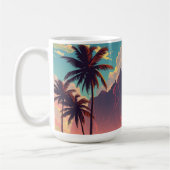  stijl Hawaiian Travel Honolulu Mid-Pacific Koffiemok (Links)