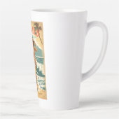 stijl Hawaiian Travel Honolulu Mid-Pacific Latte Mok (Rechts)