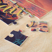  stijl Hawaiian Travel Honolulu Mid-Pacific Legpuzzel (Zijkant)