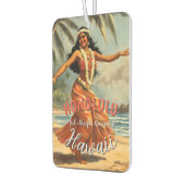  stijl Hawaiian Travel Honolulu Mid-Pacific Luchtverfrisser (Links)