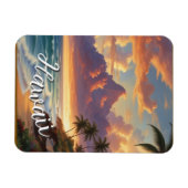  stijl Hawaiian Travel Honolulu Mid-Pacific Magneet (Horizontaal)