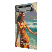 stijl Hawaiian Travel Honolulu Mid-Pacific Mini Klembord (Angled2)