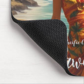  stijl Hawaiian Travel Honolulu Mid-Pacific Muismat (Hoek)