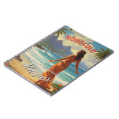 stijl Hawaiian Travel Honolulu Mid-Pacific Notitieboek (Linkerzijde)