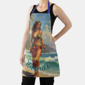  stijl Hawaiian Travel Honolulu Mid-Pacific Schort (Insitu)