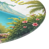  stijl Hawaiian Travel Honolulu Mid-Pacific Snijplank (Hoek)