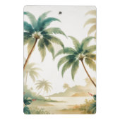  stijl Hawaiian Travel Honolulu Mini Klembord (Achterkant)