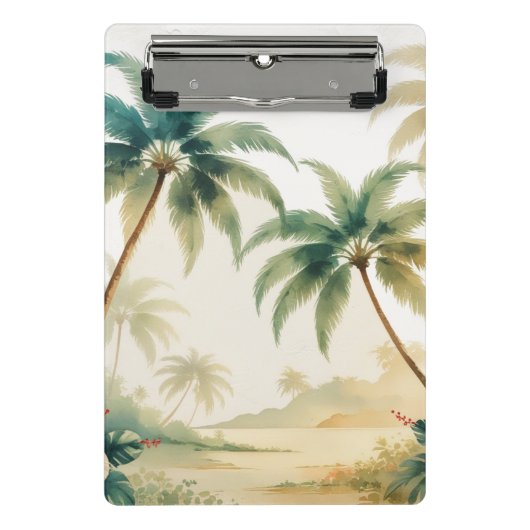  stijl Hawaiian Travel Honolulu Mini Klembord (Voorkant)