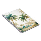  stijl Hawaiian Travel Honolulu Notitieboek (Rechterzijde)