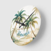  stijl Hawaiian Travel Honolulu Ronde Klok (Hoek)