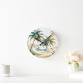  stijl Hawaiian Travel Honolulu Ronde Klok (Huis)