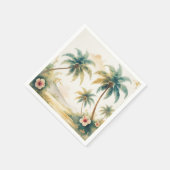  stijl Hawaiian Travel Honolulu Servet (Hoek)