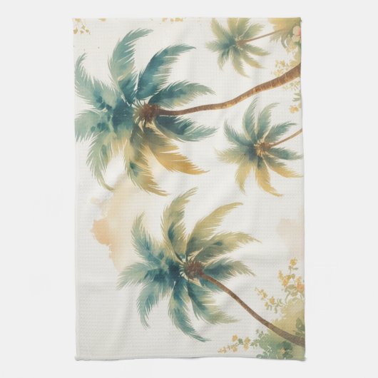  stijl Hawaiian Travel Honolulu Theedoek (Verticaal)