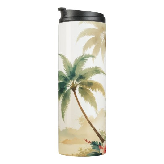  stijl Hawaiian Travel Honolulu Thermosbeker (Geroteerd rechts)