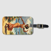stijl Hawaiian Travel Hula Meisje Dansen Bagagelabel (Voorkant (horizontaal))