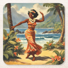  stijl Hawaiian Travel Hula Meisje Dansen