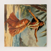  stijl Hawaiian Travel Hula Meisje Dansen Legpuzzel (Horizontaal)