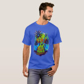 Stijl Heren Basic 3/4 Mouw Raglan T-Shirt Sla een  (Voorkant volledig)