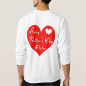 Stijl: Heren Basic Sweatshirt Doe elke outdoor act (Achterkant)