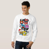 Stijl: Heren Basic Sweatshirt Doe elke outdoor act (Voorkant volledig)