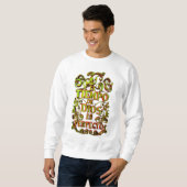 Stijl: Heren Basic Sweatshirt Doe elke outdoor act (Voorkant volledig)