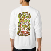 Stijl: Heren Basic Sweatshirt Doe elke outdoor act (Achterkant)