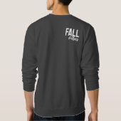Stijl: Heren Basic Sweatshirt (Donkergrijs) (Achterkant)