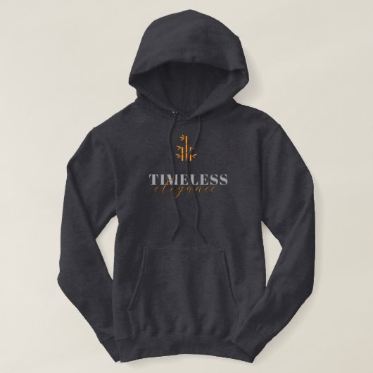 Stijl: Heren Basic Sweatshirt (Donkergrijs Vivid) (Design voorkant)