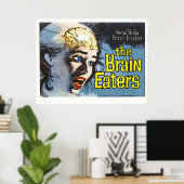 stijl, hersenoater, flake cinema poster (Thuiskantoor)